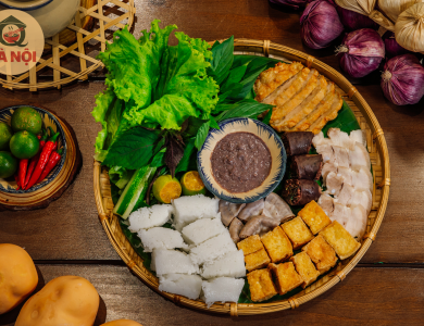 Bún đậu mắm tôm Hà Nội Quận 1 – Hương vị chuẩn Bắc tại Quán Quê Hà Nội