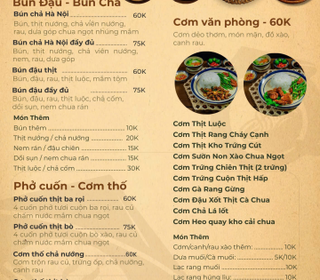 Đa dạng với 10 set cơm